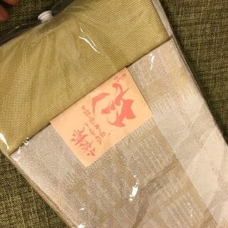 半幅帯　イエロー系