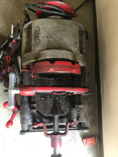 REXねじ切り機☆牛若80ADX☆動作品☆刃4枚付