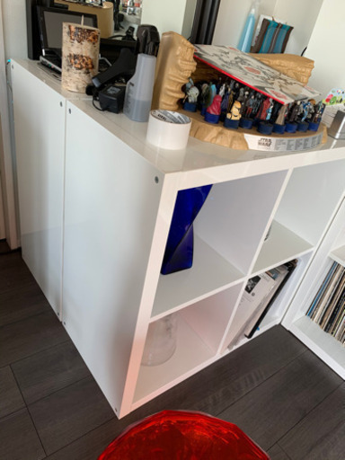 IKEA 飾り棚　KALLAXハイグロス　小