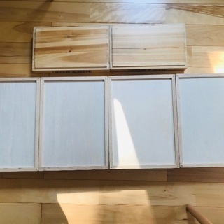 【美品】ウッディプッディ お片付け木箱の画像