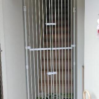 猫　脱走予防柵　1枚延長つきの画像
