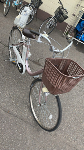 自転車　電動アシスト　26インチ Panasonic バッテリー２個付き　中古