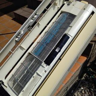 🔵中古・エアコン ナショナル 2003年制 ・室内機も室外機も少しデカイ重たい😭の画像