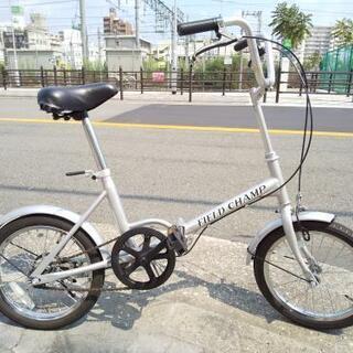 ♪ジモティー特価♪チョイ乗りに便利な１６型折り畳み中古自転車　新...