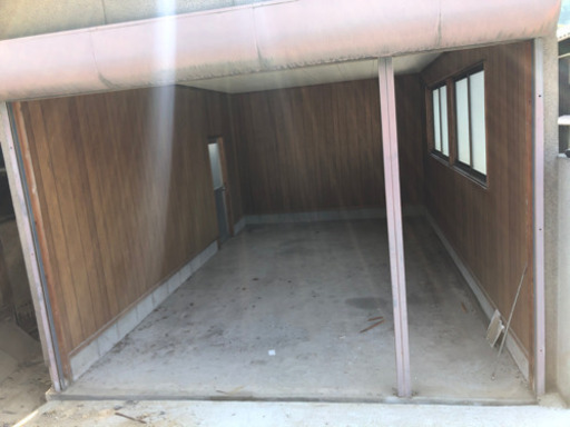 シャッター　手動　三和　解体中　お手伝いで無料　玉野市から