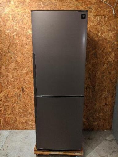 【売約済み】シャープ　SHARP　プラズマクラスター　SJ-PD27A 　2ドア　冷蔵庫 271L　　2015年　大容量　ファミリーサイズ　大型　引っ越し　同棲  ダークウッド　検　東芝 TOSHIBA　6ドア　HITACHI　日立　3ドア