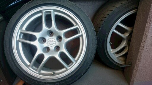 BCNR33　スカイラインGT-R　純正17インチホイール　2本