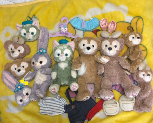 ダッフィー  シェリーメイ  ジェラトーニ  ステラルー  セット