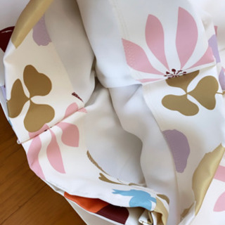 花柄★遮光カーテン二枚組の画像