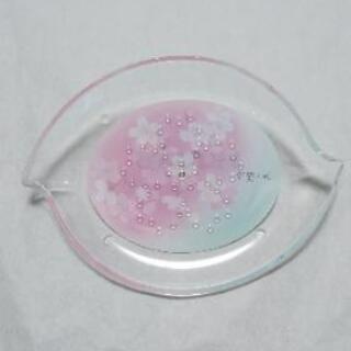 宇野千代 フリー小皿 桜花 ５点セットの画像