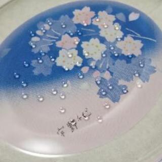宇野千代 フリー小皿 桜花 ５点セットの画像