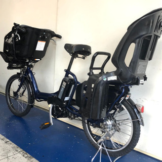 引き取り限定❗️3人乗り対応電動自転車　ブリヂストンアンジェリーノ 子供シート付き 小柄なママでも安心の低床設計＞ 3人乗り(幼児2人同乗)対応 子乗せ