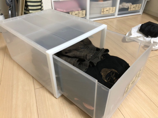 無印の引き出し式収納ケース(新品)6個セット
