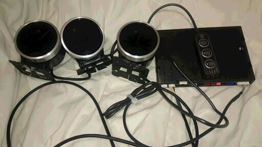 Defi Link Meter ADVANCE BF　ブースト計、水温計、油温計、コントロールユニット　各種センサー、配線付属