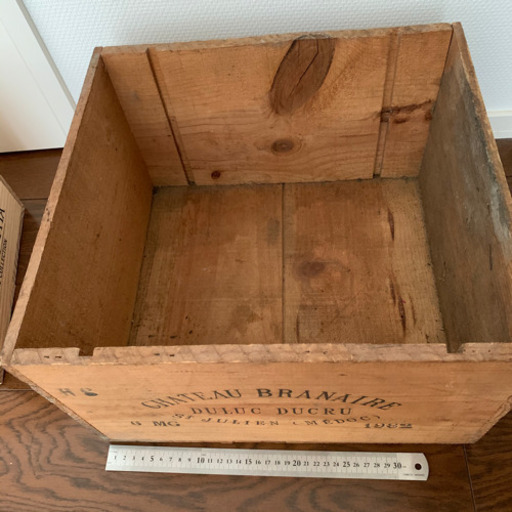 ヴィンテージ 公式 ワイン 木箱 希少！OLD 1990年ワイン木箱シャルドネ