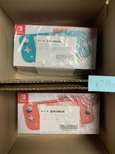 Nintendo Switch lite コーラル、ターコイズ(決まりました)