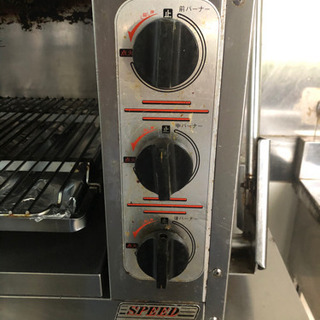 厨房 業務用 MARUZEN　マルゼン 焼き台 スピードグリラー MGK-084U　① 都市ガス 焼物器 赤外線バーナー 上火式 卓上型の画像