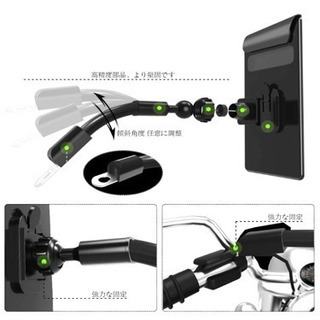 【新品】バイク　スマホホルダー　防水の画像