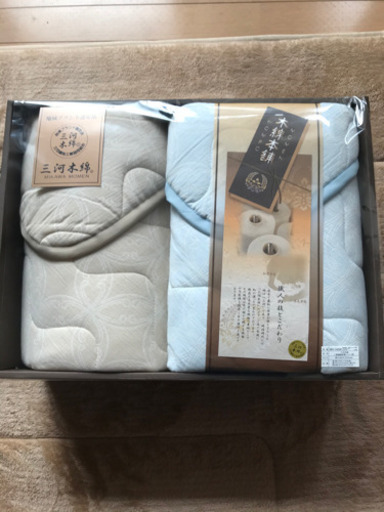 三河木綿→敷パット二枚