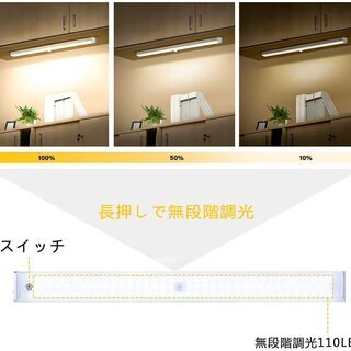 新品　未使用　LEDセンサーライト 人感センサー 110LEDの画像