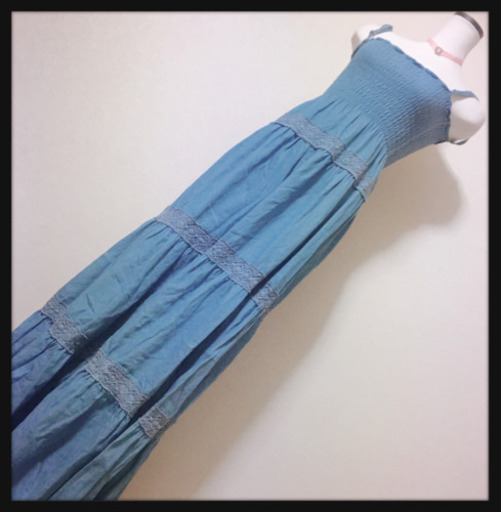 ご購入者様決定[CALM]ロングマキシワンピース  デニムワンピース 長身の方 春夏