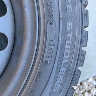 冬タイヤ、４本 2018年製の画像