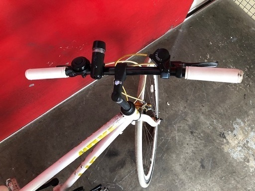 《ご予約中》700C クロスバイク LIG MOVE オオトモ 白【江戸川区内送料】