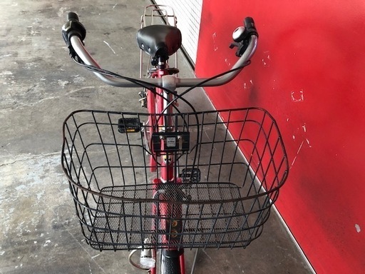 《ご予約中》27インチ自転車 6速 オートライト Engage Style 赤【江戸川区内送料無料】