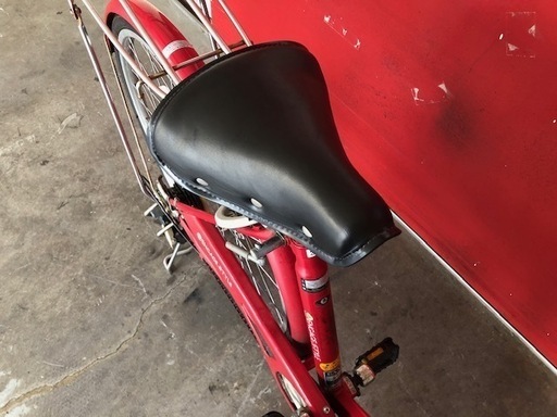 《ご予約中》27インチ自転車 6速 オートライト Engage Style 赤【江戸川区内送料無料】