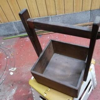 木製　おかもち　昭和レトロ　アンティークの画像