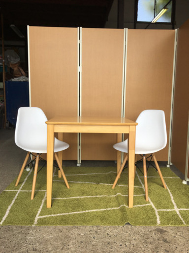 ☆モデルルーム☆展示品☆2人用ダイニングセット☆ほぼ未使用、超美品☆