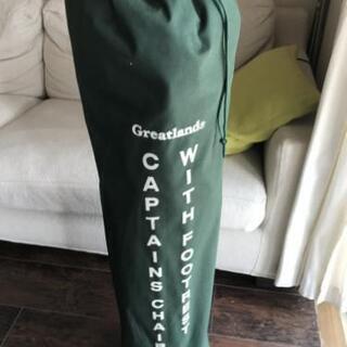 キャンプチェア　フットレスト付の画像