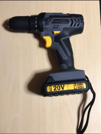 電動ドリルドライバー 20V 最大トルク35N.m 充電式 2000mAh