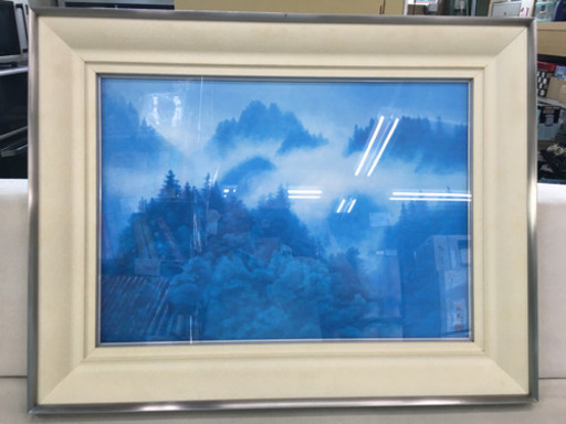 JH0012  【美品】 東山魁夷 『朝雲』複製