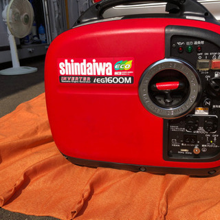 ♫★早い者勝ち 1600w 静音小型発電機 100V インバータ発電機（ガソリンエンジン）shindaiwa IEG1600M-Y 国内メーカー　エンジンYAMAHA