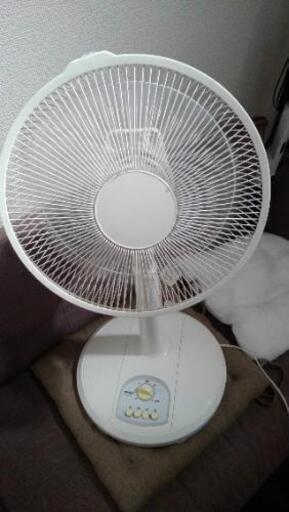 【美品】YAMAZEN 30㎝ リビング扇風機 DHMT-K306(W)ホワイト