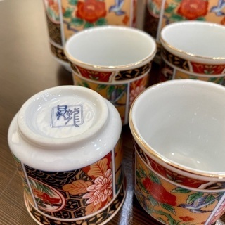 店頭販売済　★ 伊万里焼 金彩徳利SET ★の画像