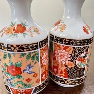店頭販売済　★ 伊万里焼 金彩徳利SET ★の画像