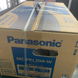 新品 パナソニック 紙パック式掃除機 ホワイト MC-PKL20A-W