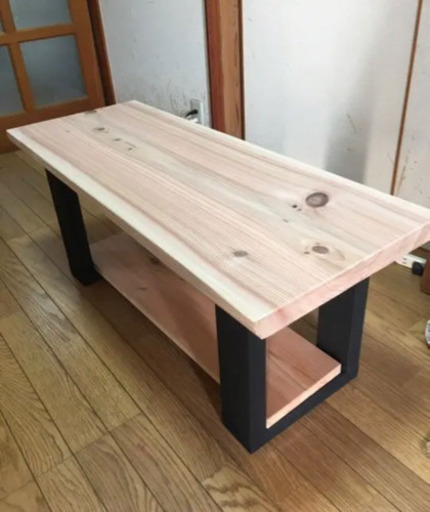 値下げ お買い得 無垢 一枚板テレビボード 近場配送無料☆