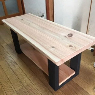値下げ お買い得 無垢 一枚板テレビボード 近場配送無料☆の画像