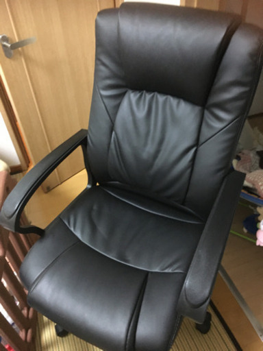 取引中　美品)社長椅子