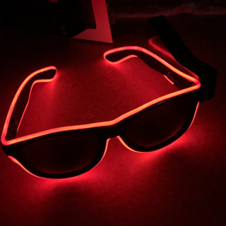 光るパーティーメガネの画像