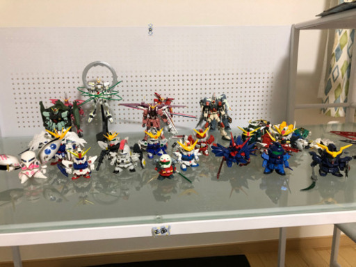 【2400円】ガンプラHGサイズ7体＋SDガンダム19体　一部パーツ欠品あり
