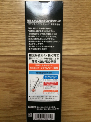 サクセスバイタルチャージ 2個 新品未使用