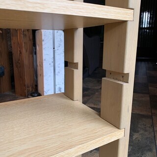 木製棚　左右70x天地91x奥行25cmの画像