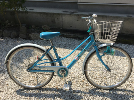 164.ジュニア女の子用シティサイクル24インチ