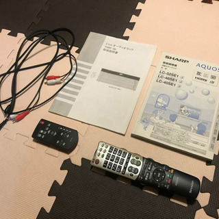 液晶テレビ40インチ　AQUOS  テレビ台　セットの画像