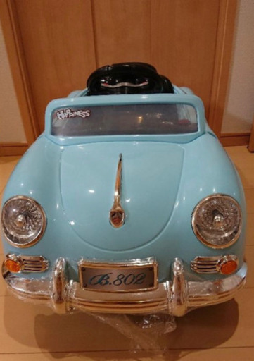新品未使用 電動乗用ラジコンカー 子供用 ポルシェ スカイブルー