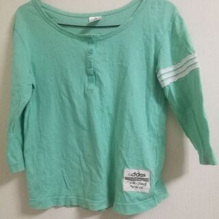 【お譲り先決定】adidas　レディース七分丈Tシャツ